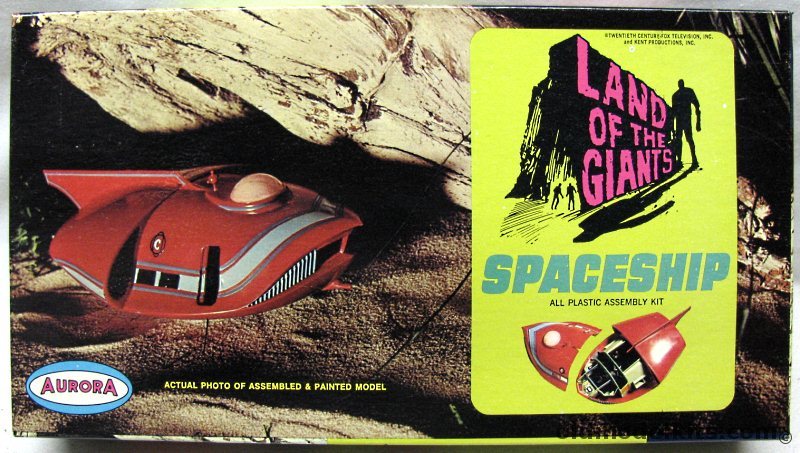 Aurora 1/64 Land of the Giants Spaceship (Spindrift) - Original Issue, 830-200 plastic model kit